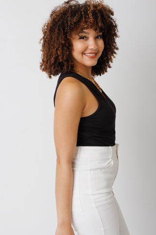 Thalia Bodysuit, BLACK