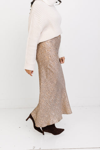 Soft Venom Midi Skirt