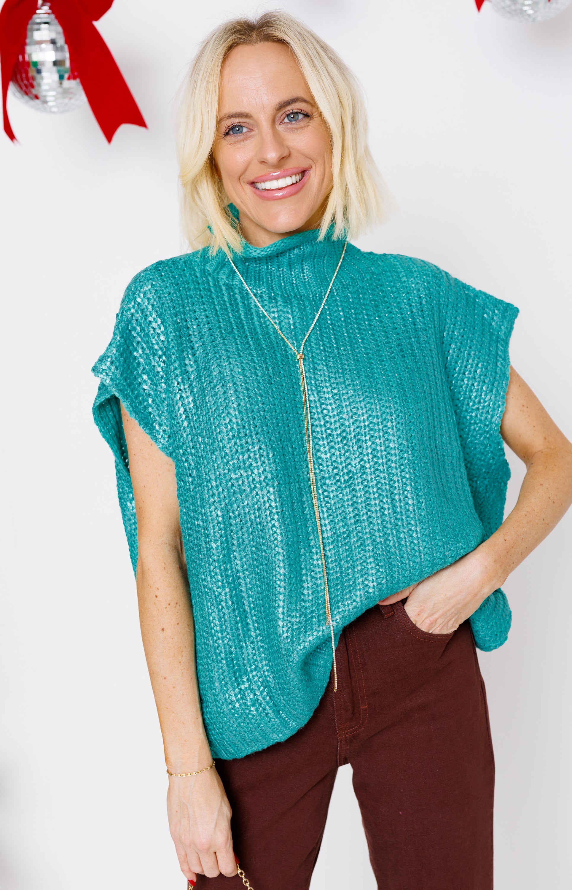 Radiant Sweater, EMERALD