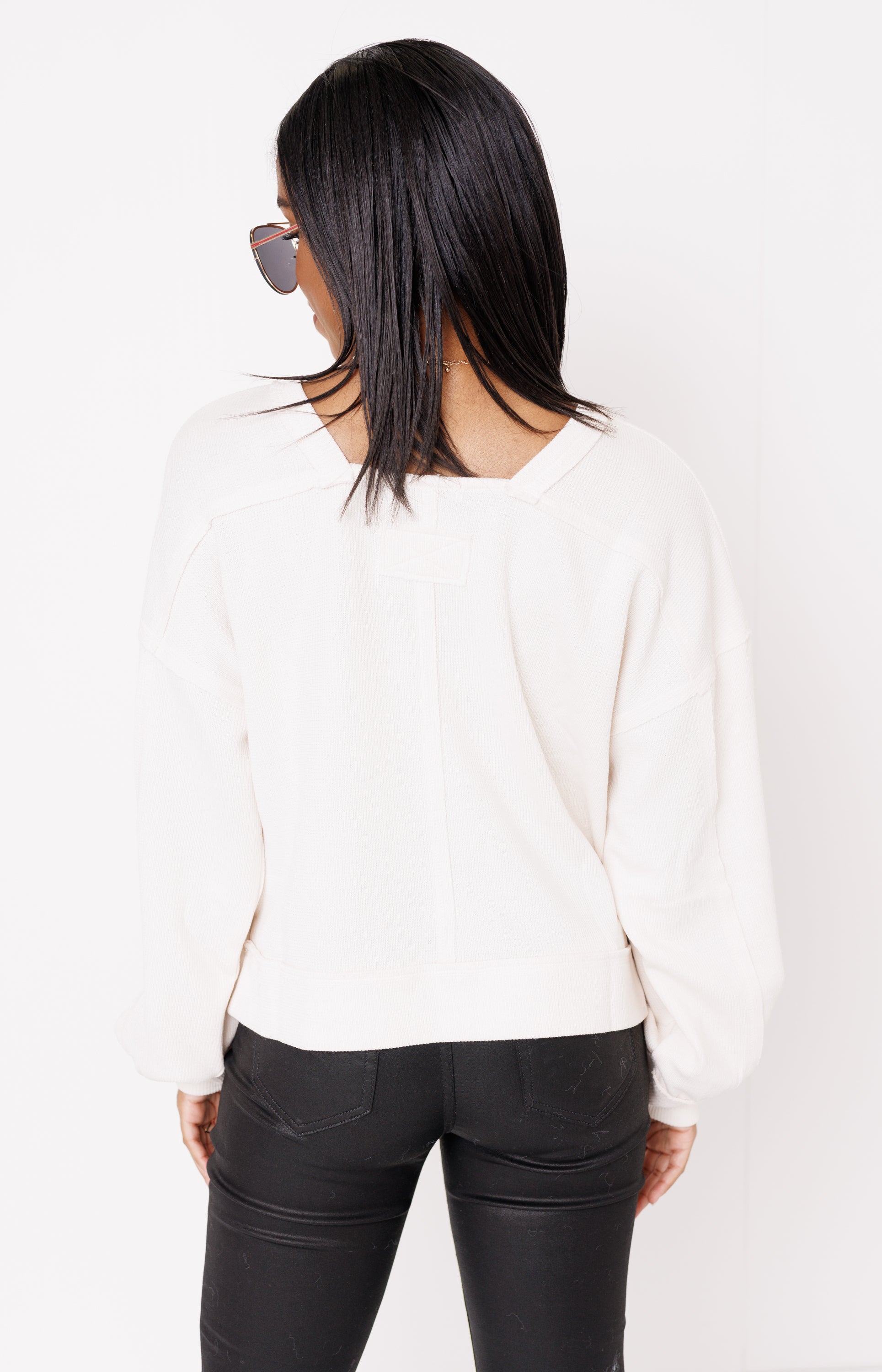 Cozy Cheer Sweater, CREAM