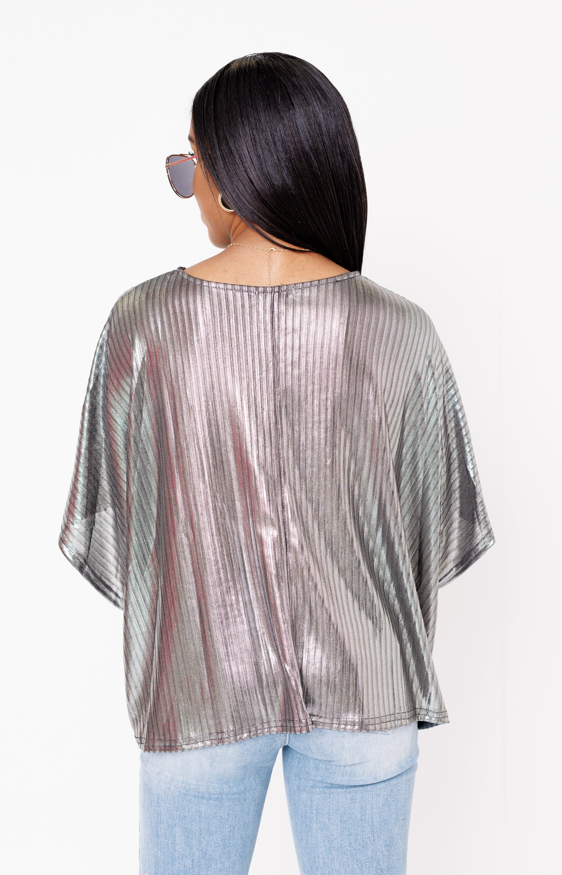 Gleam Perfection Top, SILVER