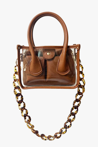 Clearly Handbags: The Molly in Saddle