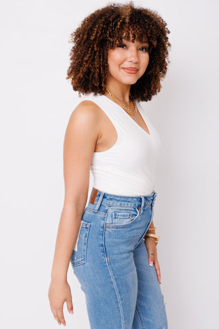 Thalia Bodysuit, IVORY
