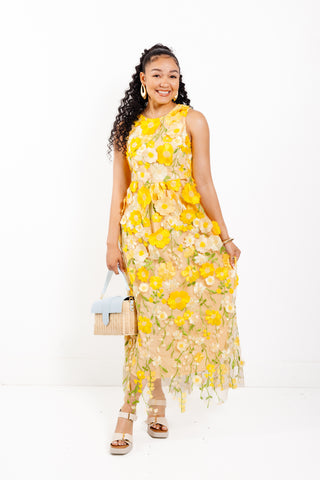 Sweet On You Maxi Dress, FREESIA