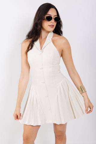 Ace Serve Dress, IVORY