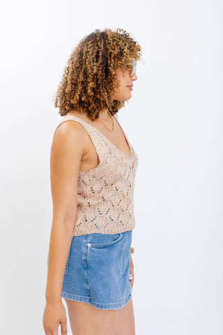 Isla Top, BEIGE