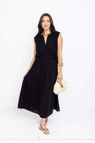 ZSUPPLY: Cliffside Airy Top, BLACK