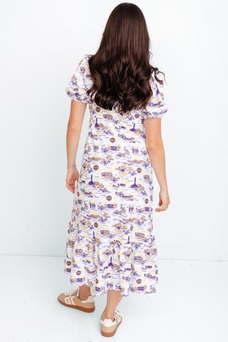 SMITH&QUINN: Lucy Puff Sleeve Midi Dress