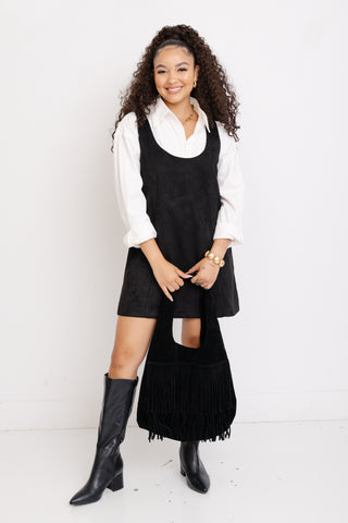 Springfield Mini Dress, BLACK