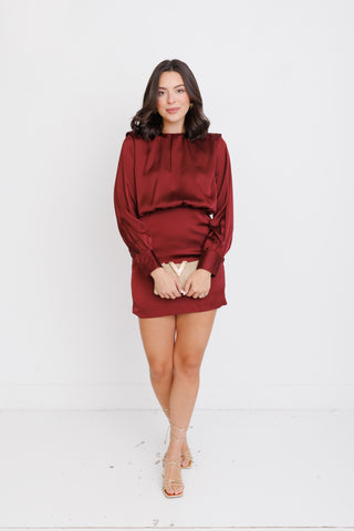 Couture Edge Mini Dress