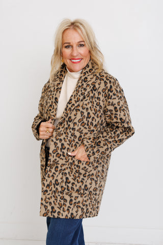 Z Supply: Lennon Animal Print Coat