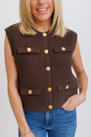 Fall Semester Sweater, BROWN