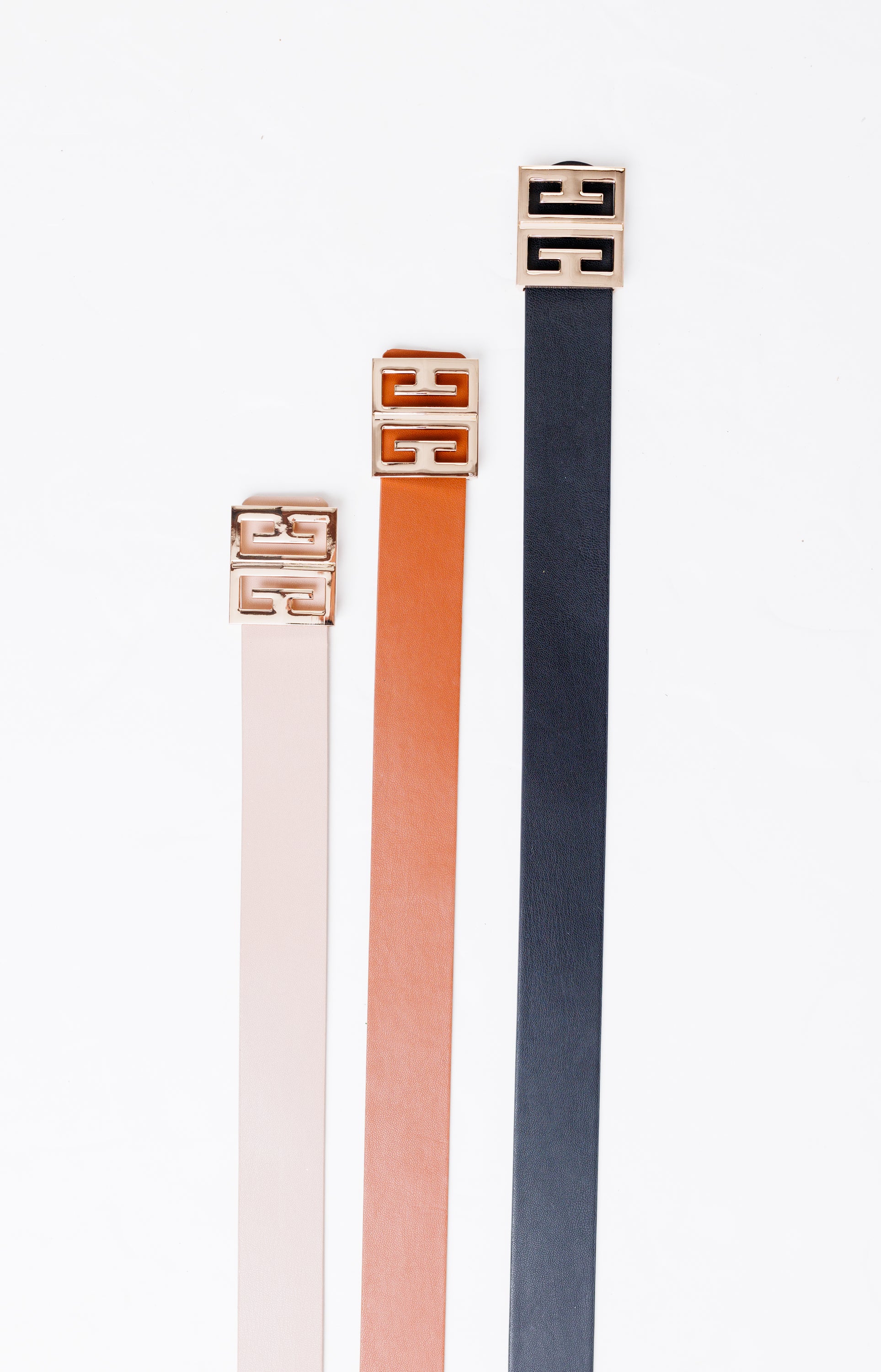 Mirrored C Belt, BLACK