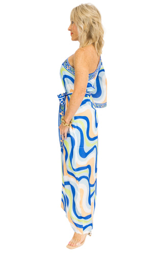 JADE: Coastal Mirage Maxi Dress