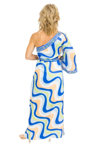JADE: Coastal Mirage Maxi Dress