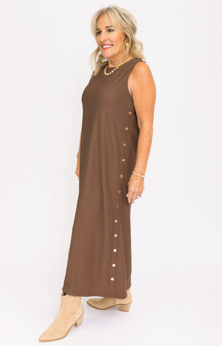 Wanderlust Maxi Dress, ESPRESSO