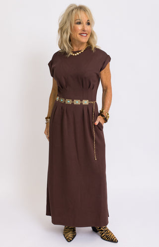 Western Whisper Midi Dress