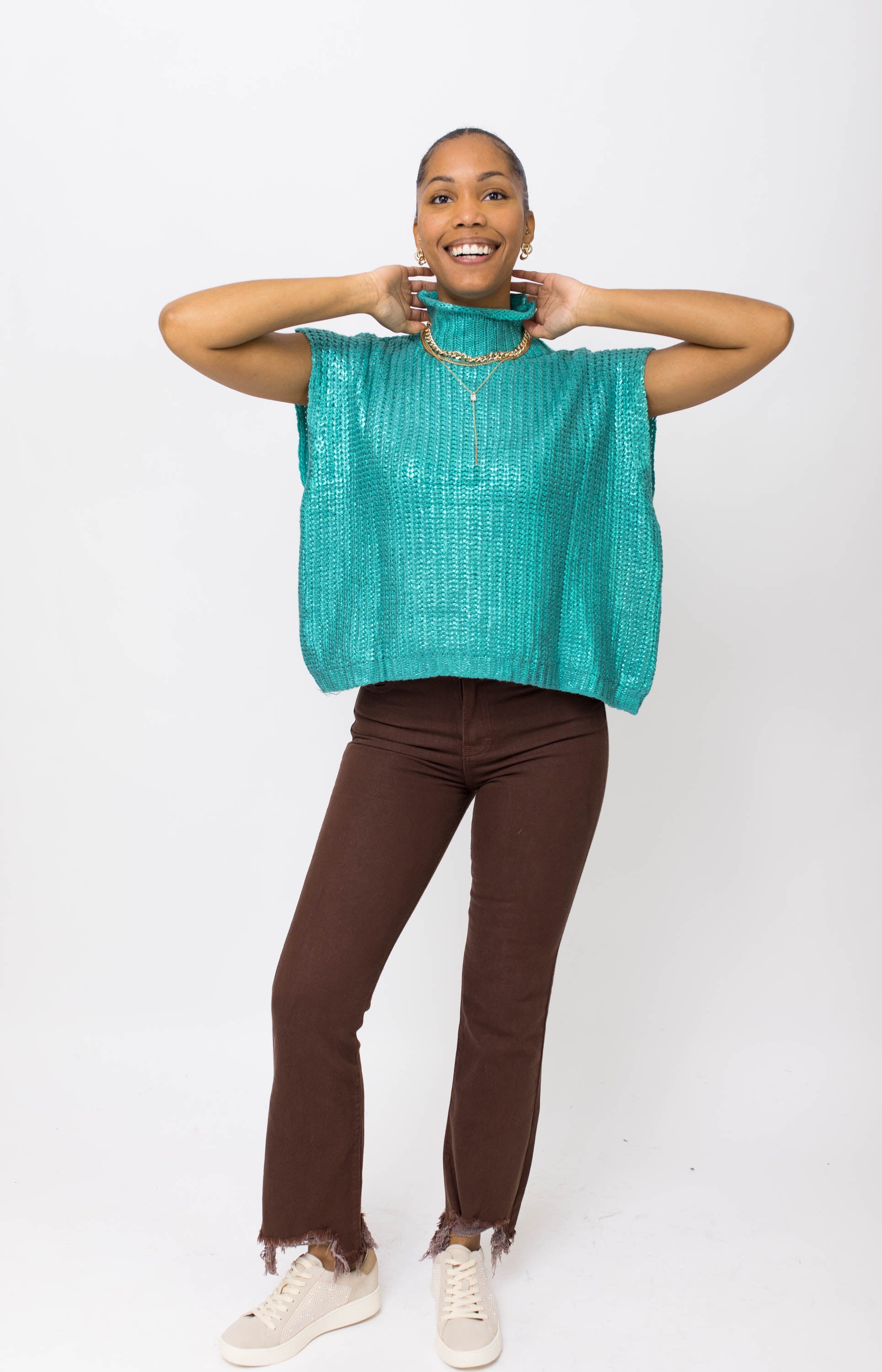 Radiant Sweater, EMERALD