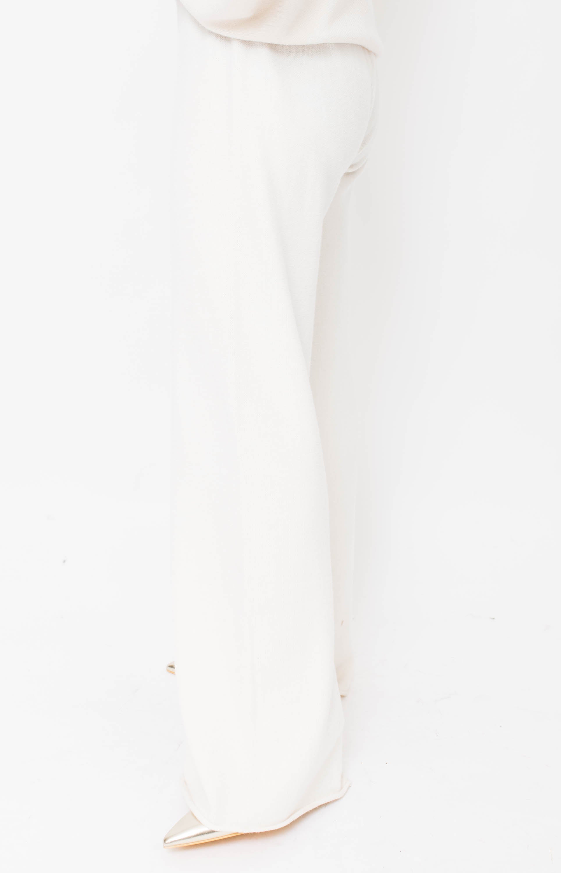 Rich Bliss Knitted Pants, IVORY
