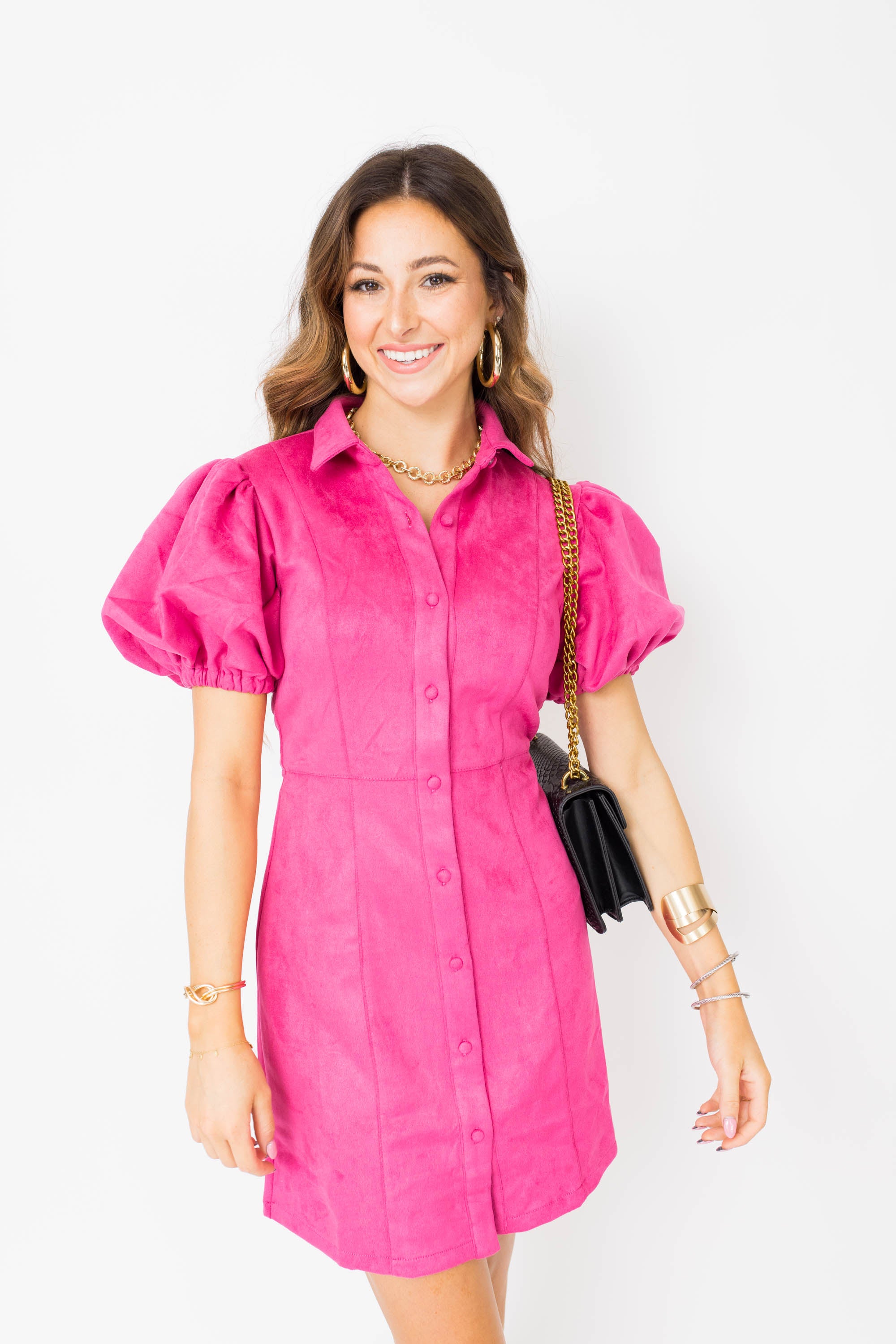 THML: Pleasant Surprise Mini Dress, PINK
