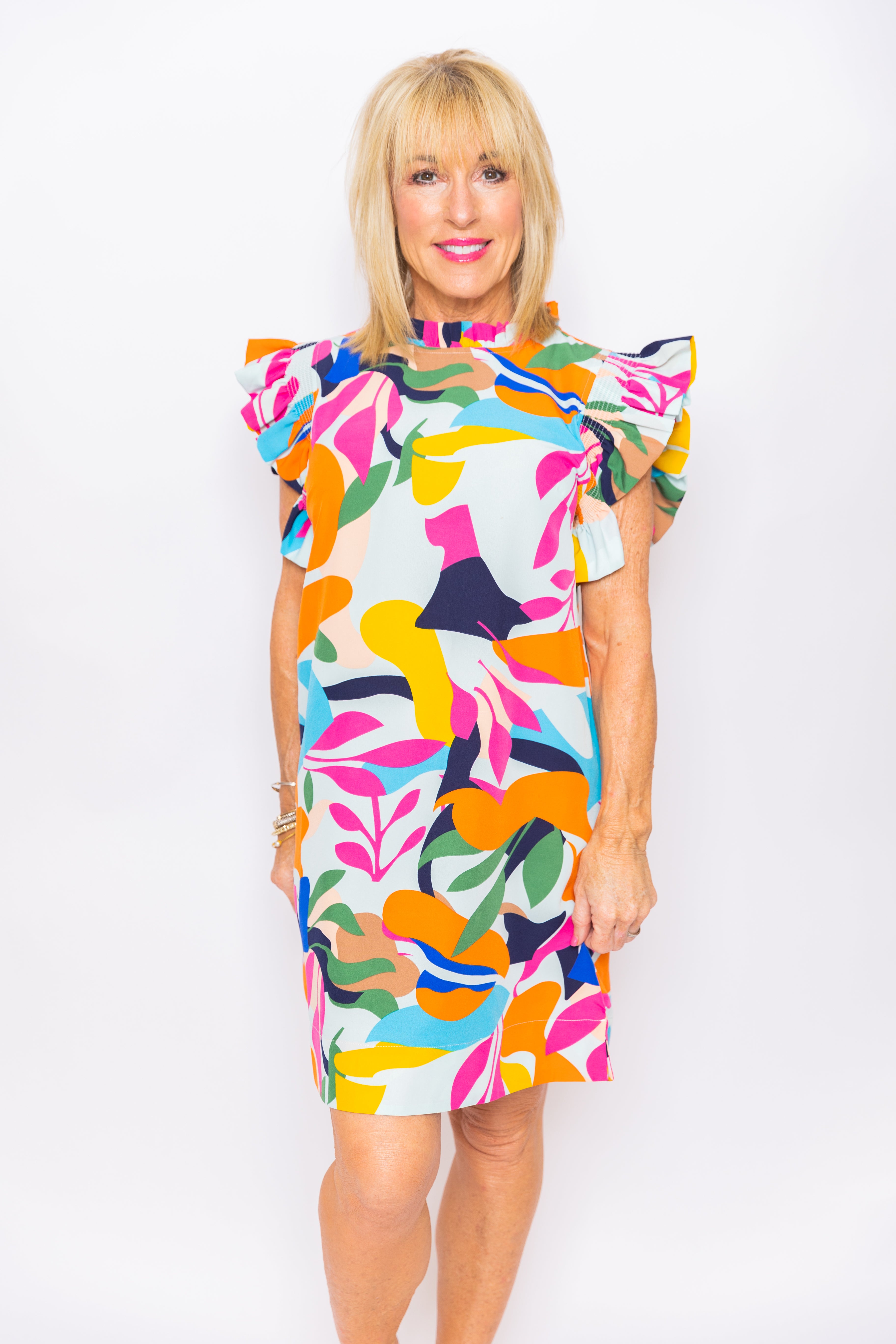 Lainey Mini Dress, MINT MIX