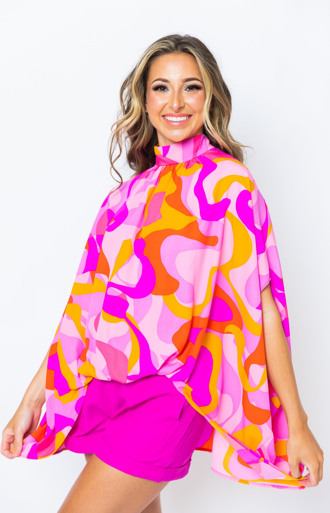 Brittan Blouse, PINK