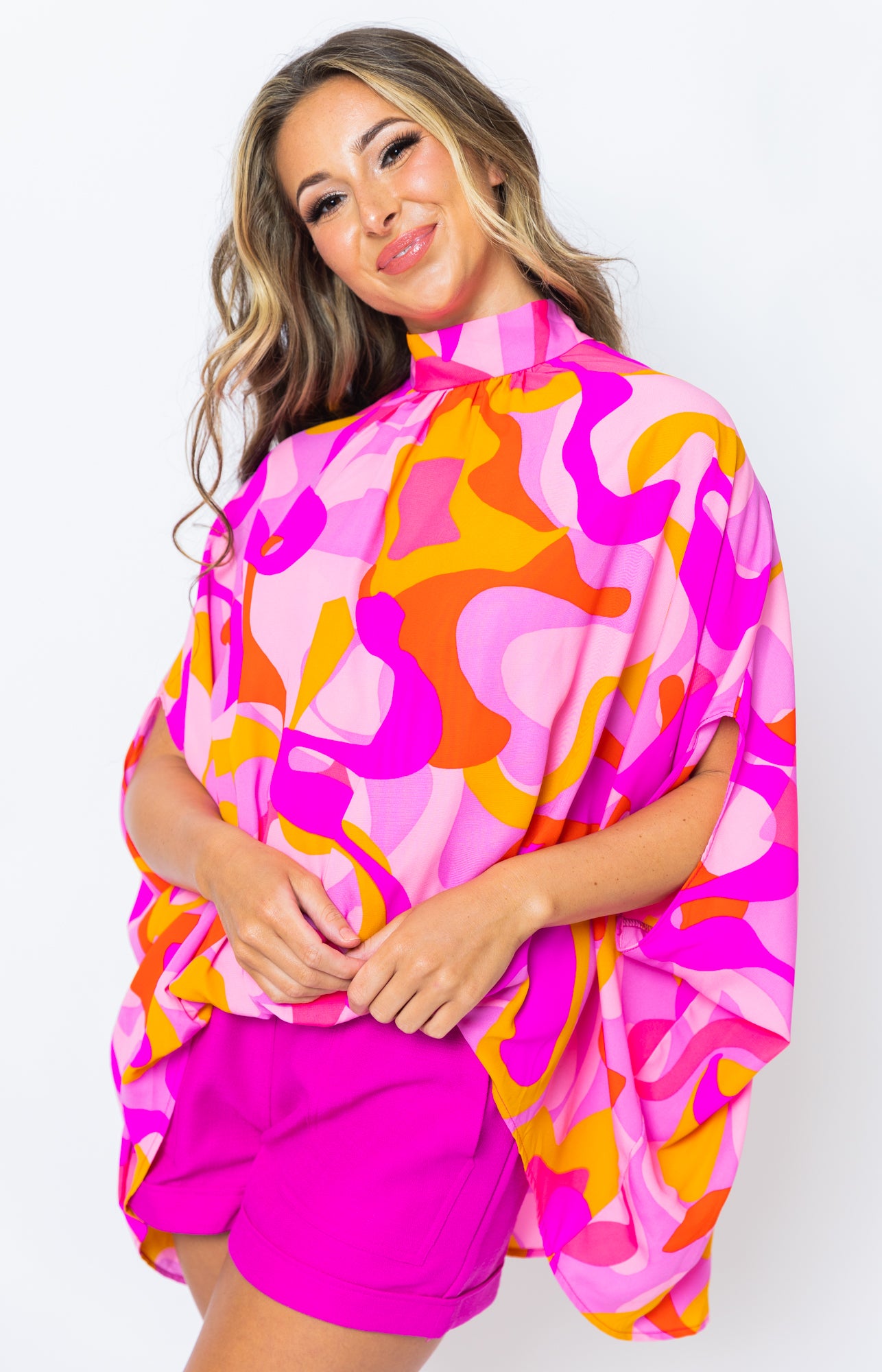 Brittan Blouse, PINK