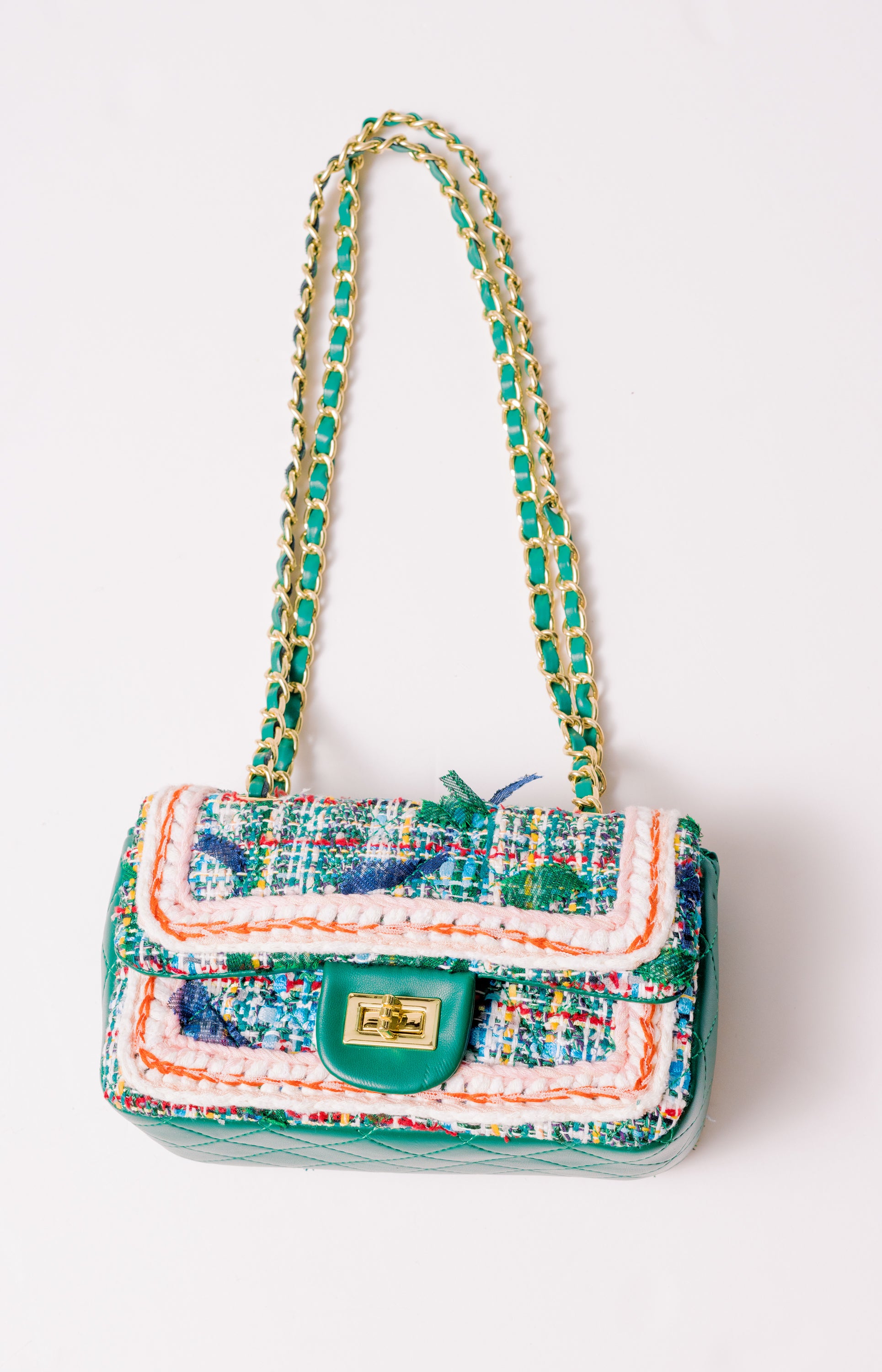 Tweed Bag, GREEN