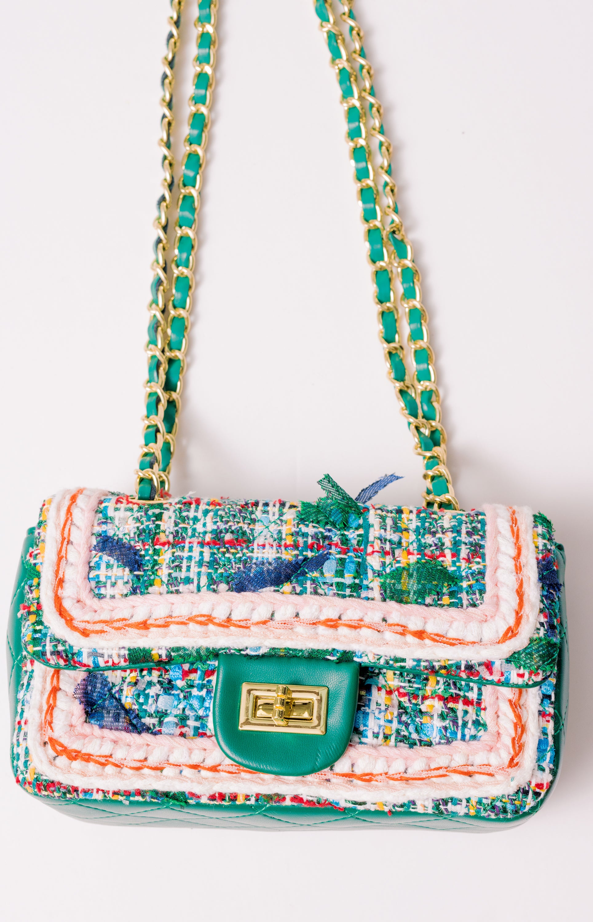 Tweed Bag, GREEN