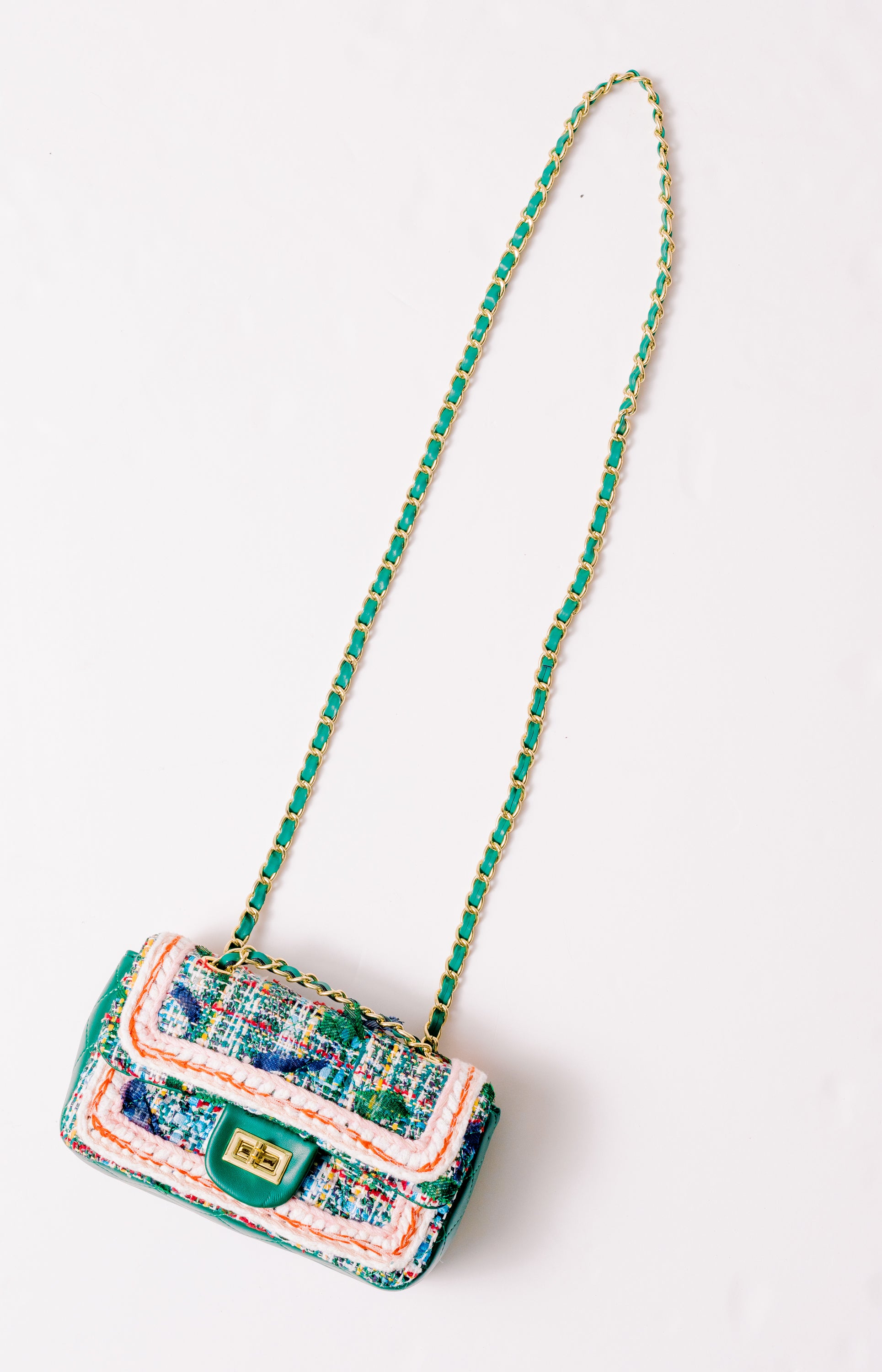 Tweed Bag, GREEN
