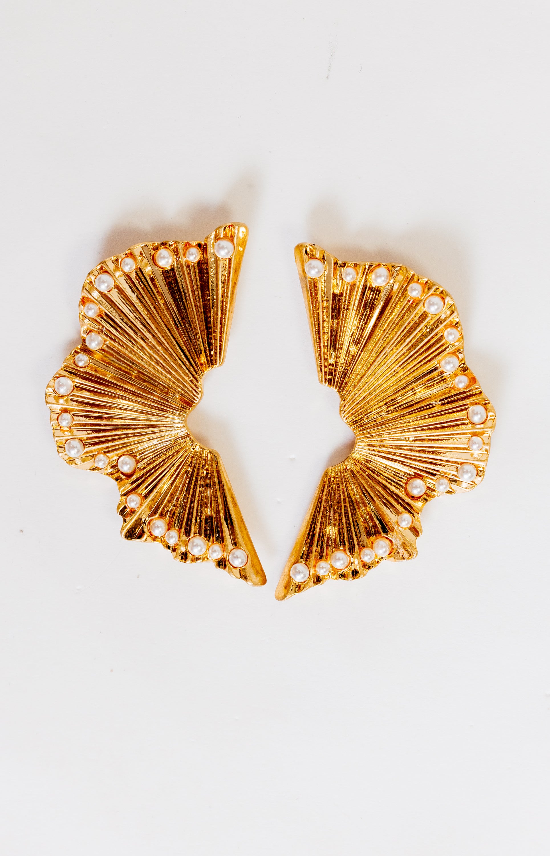 Winged Earrings, GOLD