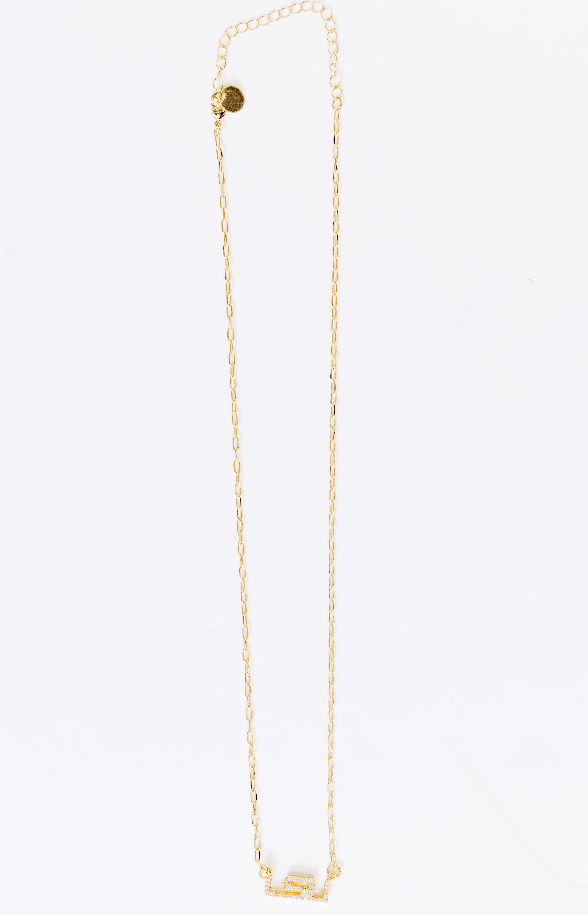 Treasure Jewels: LSU Dainty Necklace, GOLD