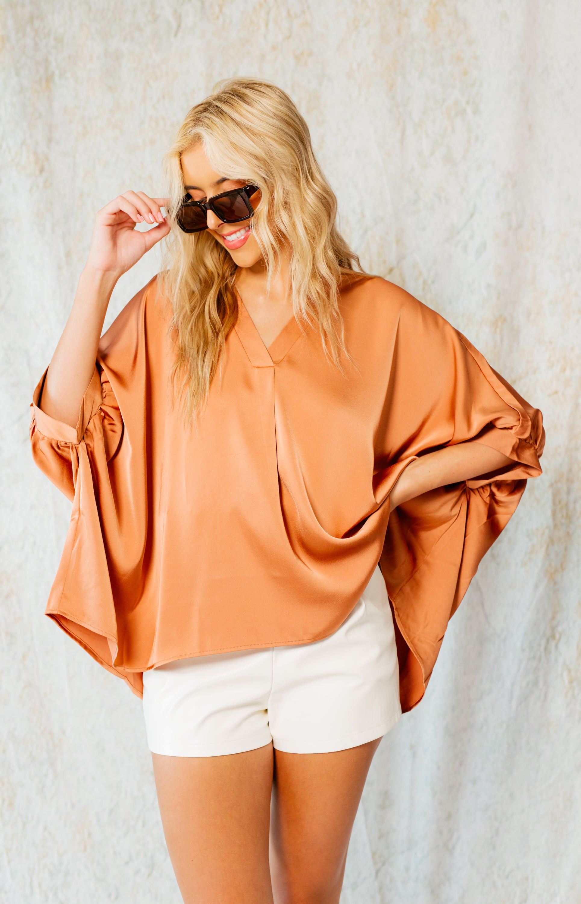 Feeling the Vibes Top, COPPER