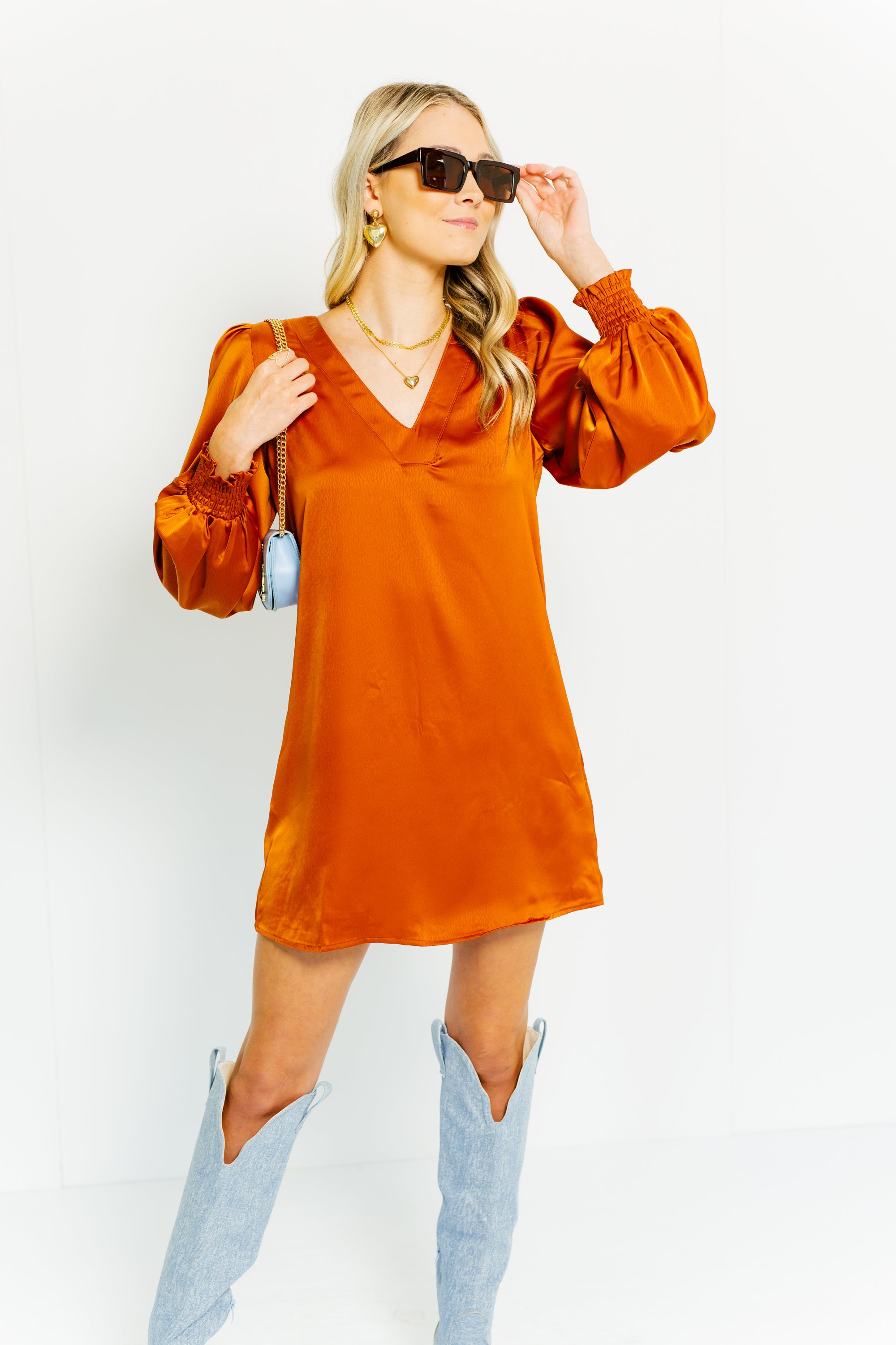Set the Tone Mini Dress, CAMEL