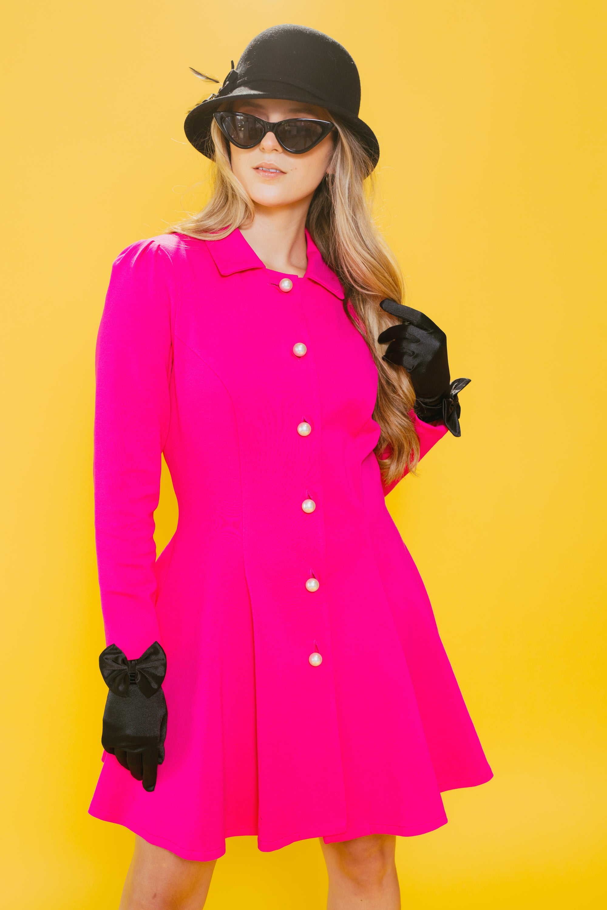Precious Moments Suit Dress, HOT PINK
