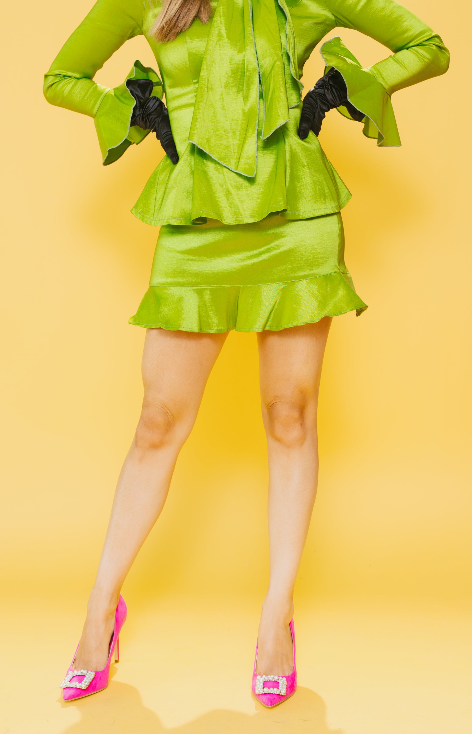 Classic Elegance Skirt, GREEN