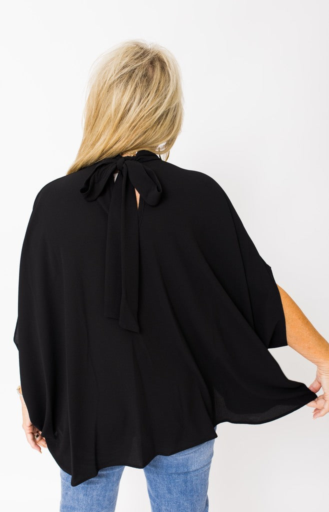 Brittan Blouse, BLACK