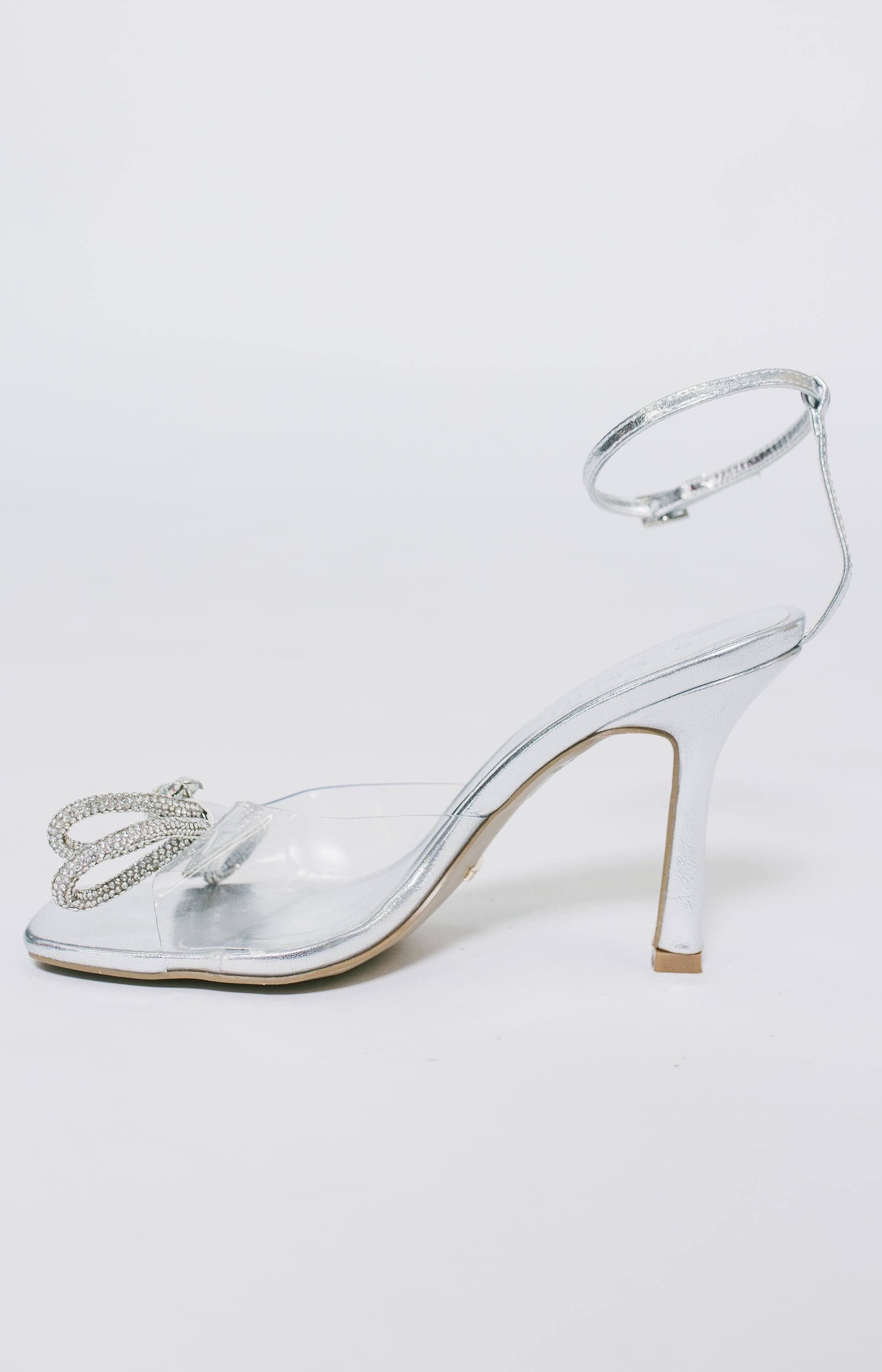 Billini: Elarni Heels, CLEAR/SILVER