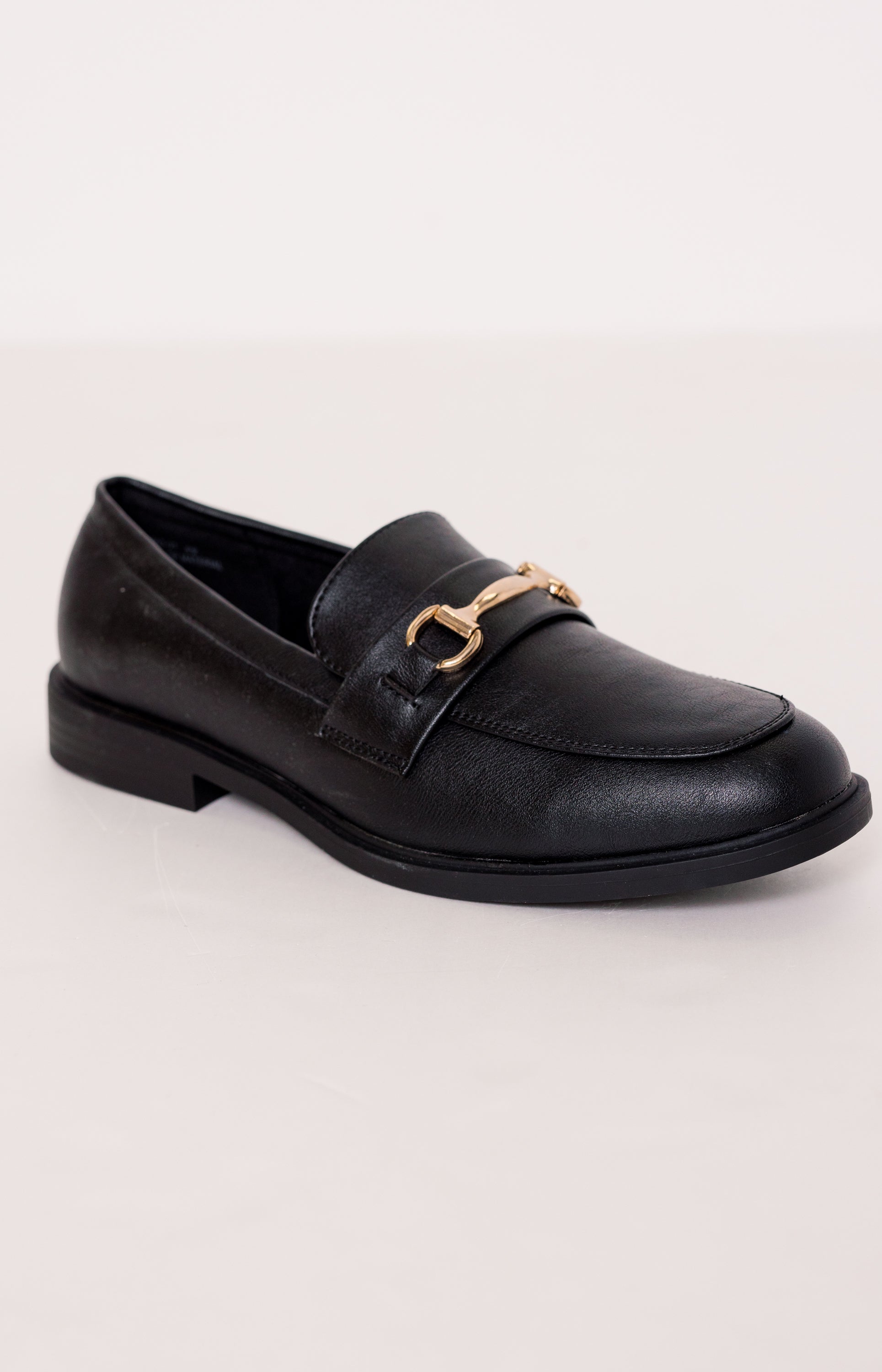 Houndstooth Loafer, BLACK