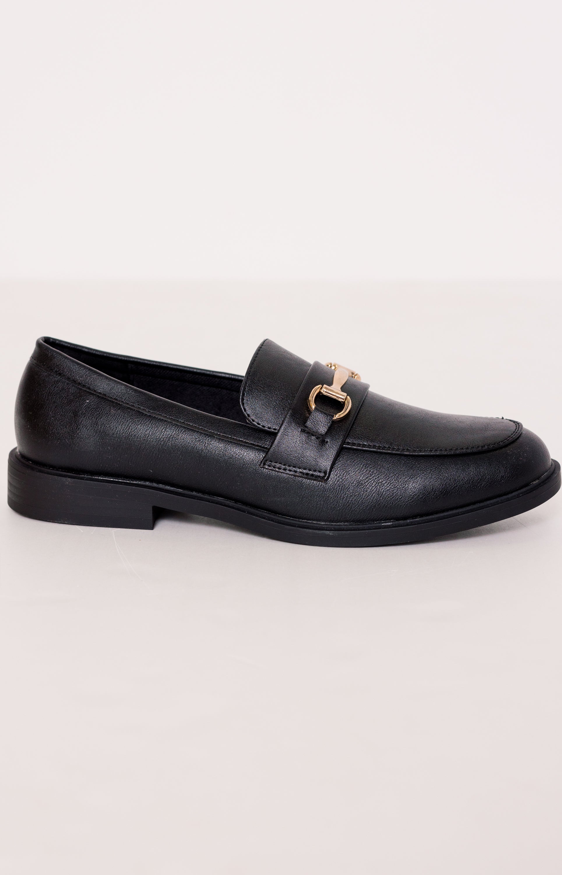 Houndstooth Loafer, BLACK