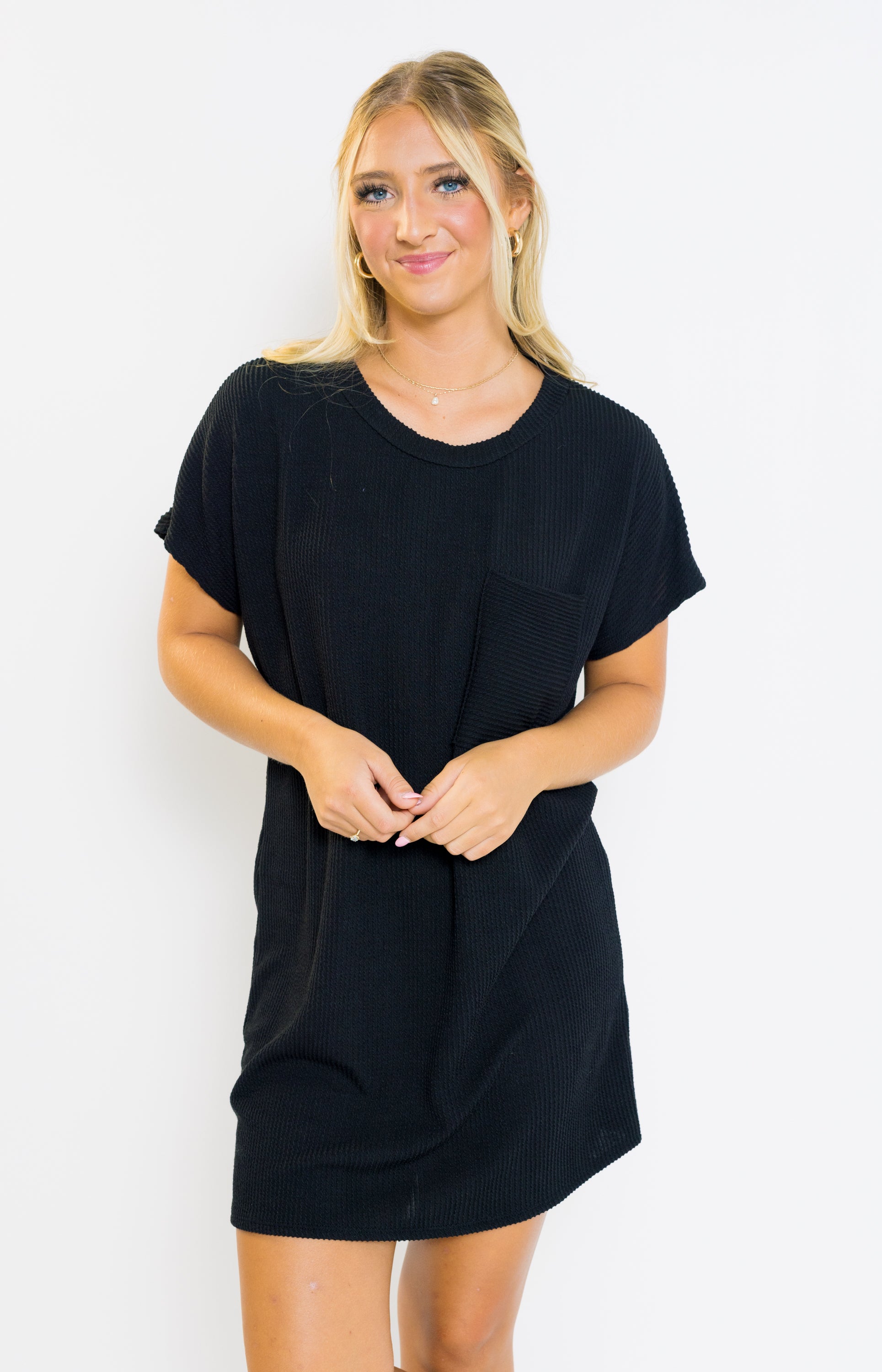 Lost in the Moment Mini Dress, BLACK