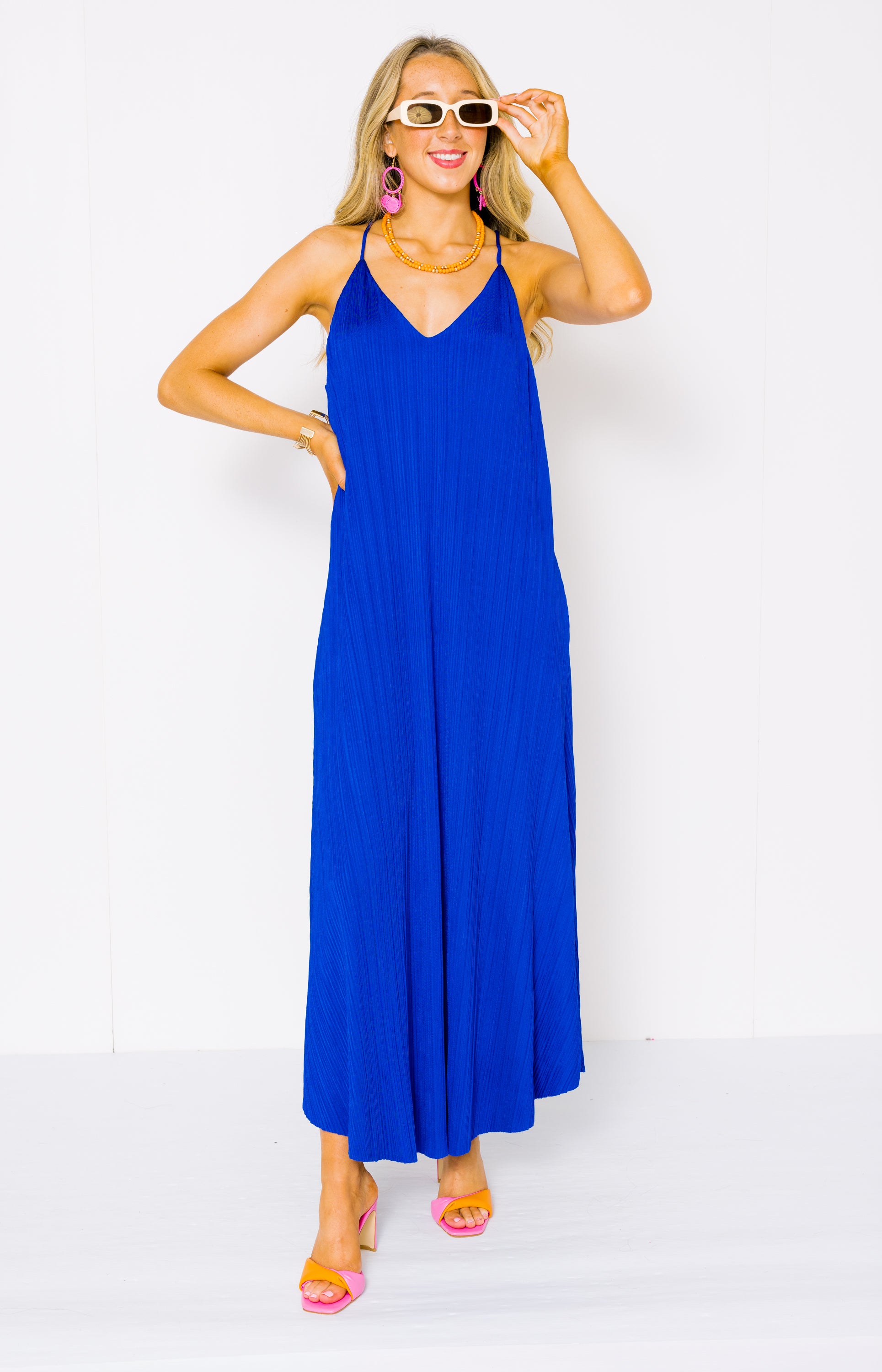Keep It Simple Maxi Dress, ROYAL