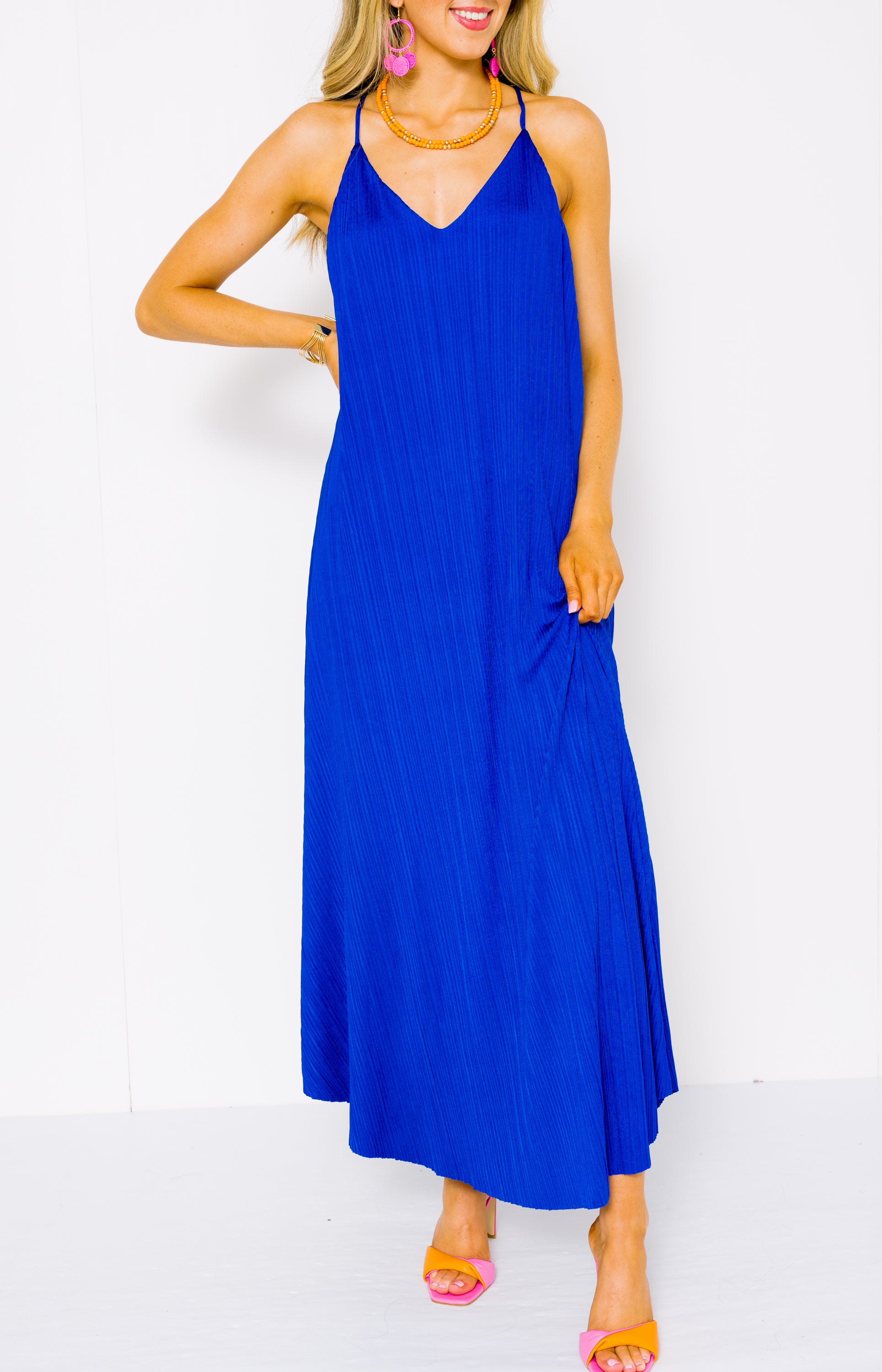 Keep It Simple Maxi Dress, ROYAL