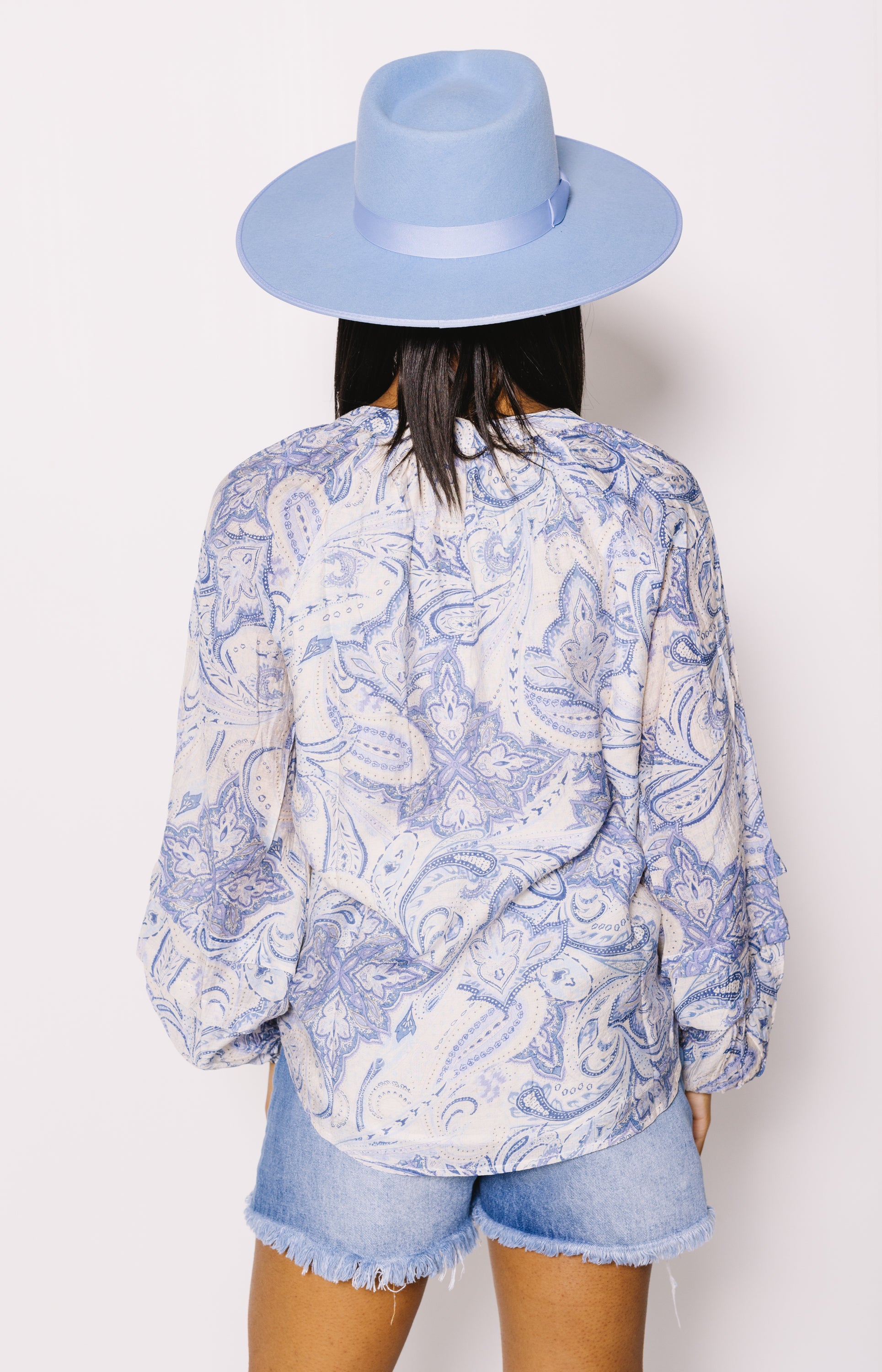 Ryder Blouse, BLUE