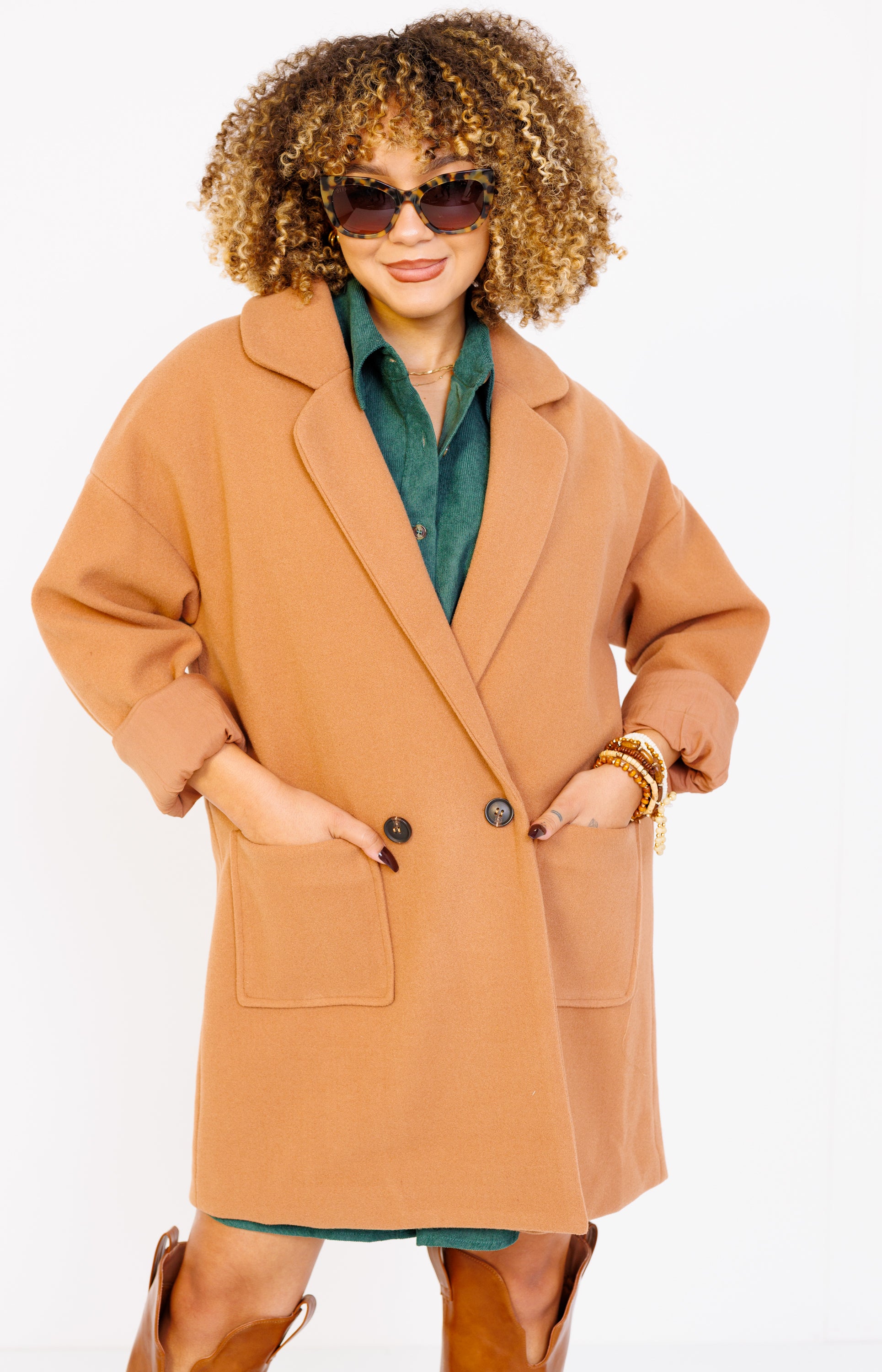 Timeless Chic Coat, CAMEL