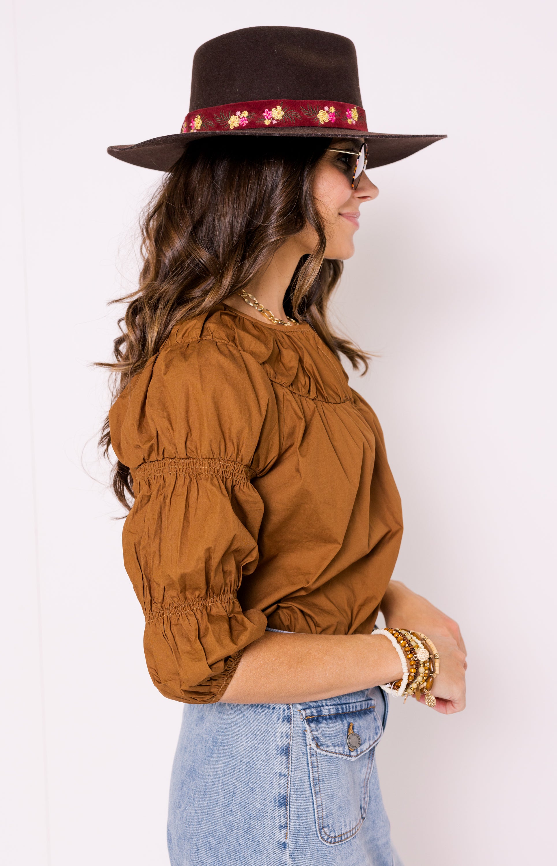 Totally Beautiful Blouse, ESPRESSO
