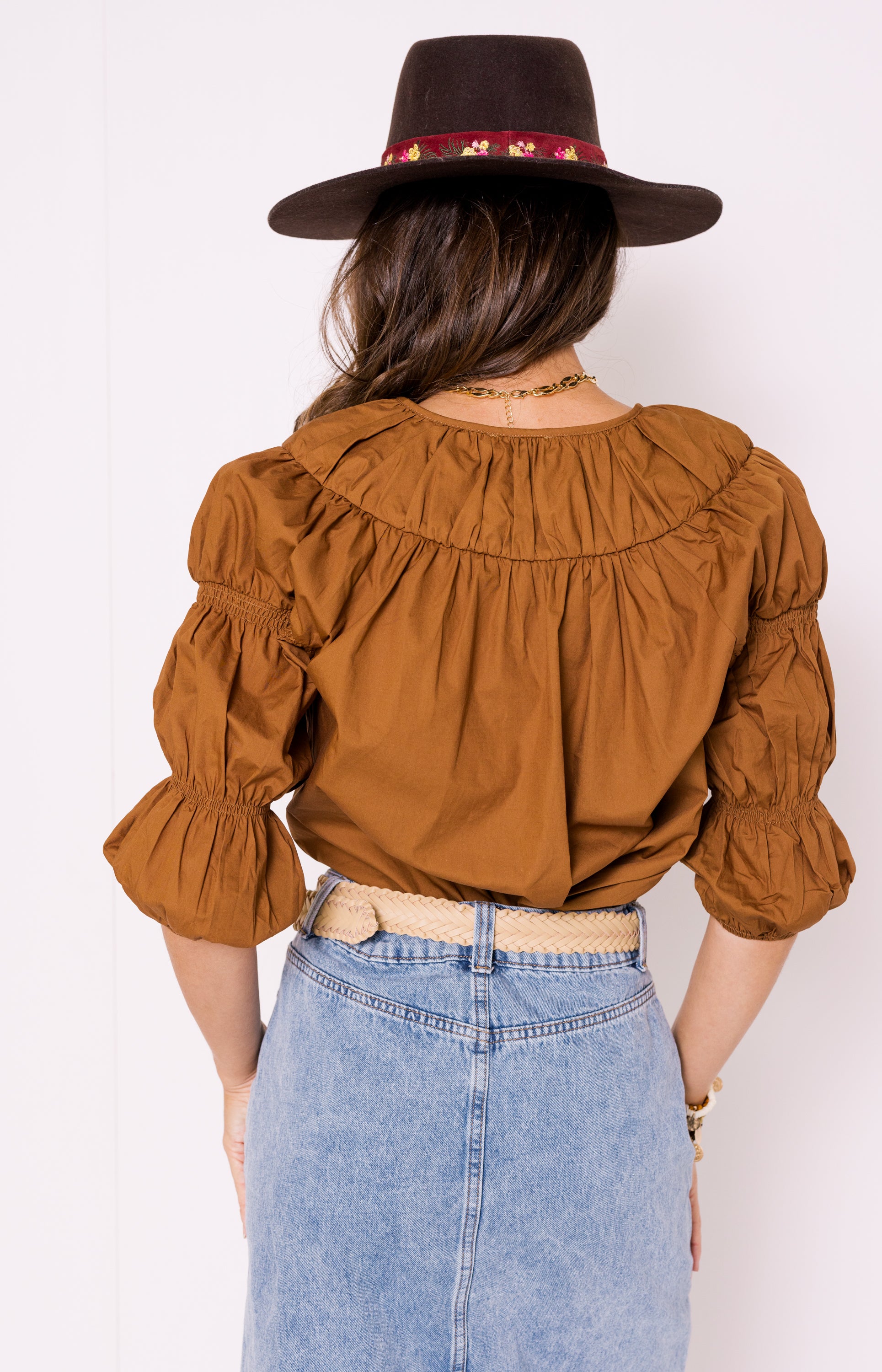 Totally Beautiful Blouse, ESPRESSO