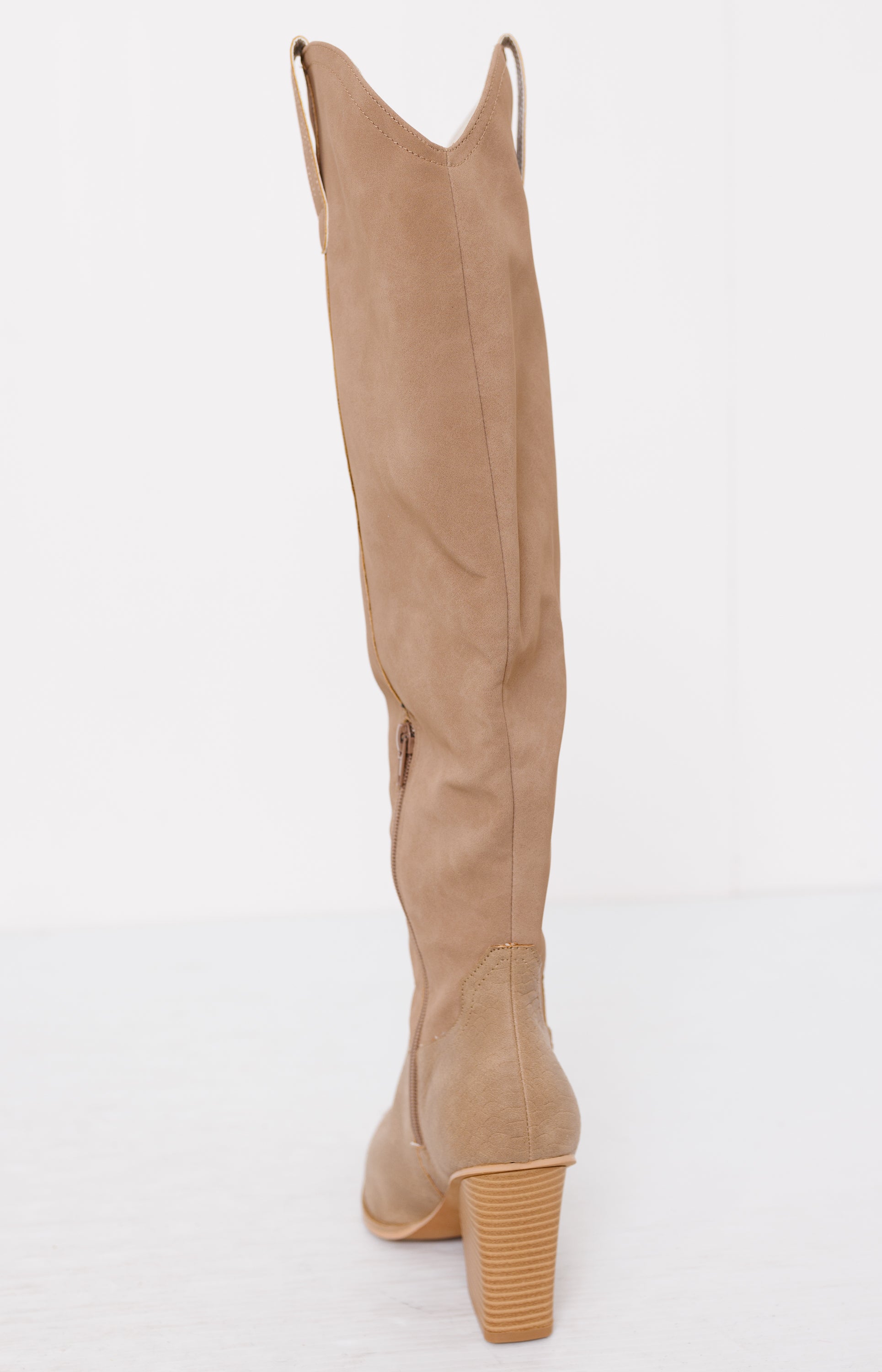 Barcelona Tall Boot, CEDAR WOOD
