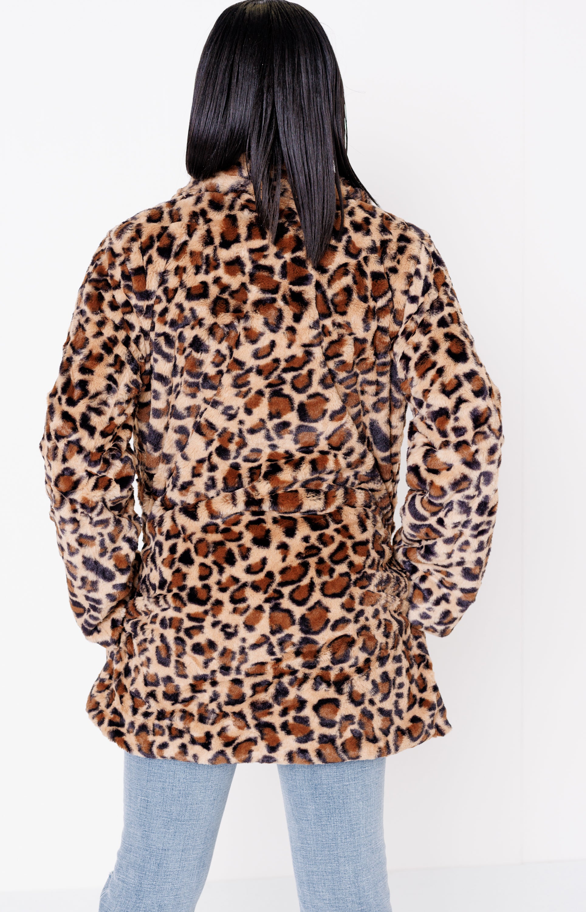 Wild Glamour Trench Coat, CHEETAH
