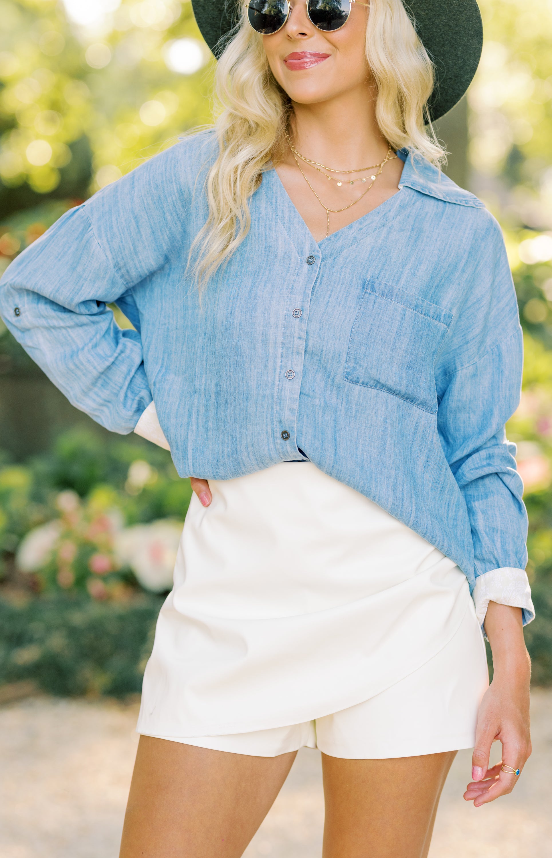 Denim for Days Top, LIGHT DENIM